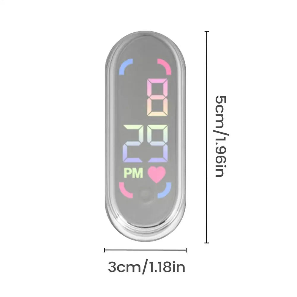Mini Waterproof LED Digital Car Clock – Dashboard & Motorcycle Digital Car Clock Babs 06