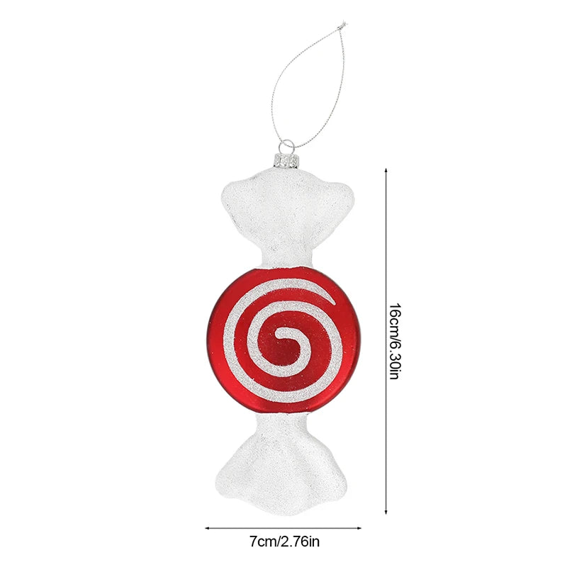 Christmas Lollipop Candy Cane Tree Hanging Ornaments 2024 Christmas Tree Ornament Babs B