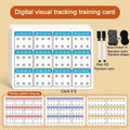 Kids Visual Tracking & Attention Training Cards – Color & Number Educational Flash Cards Babs Digital version