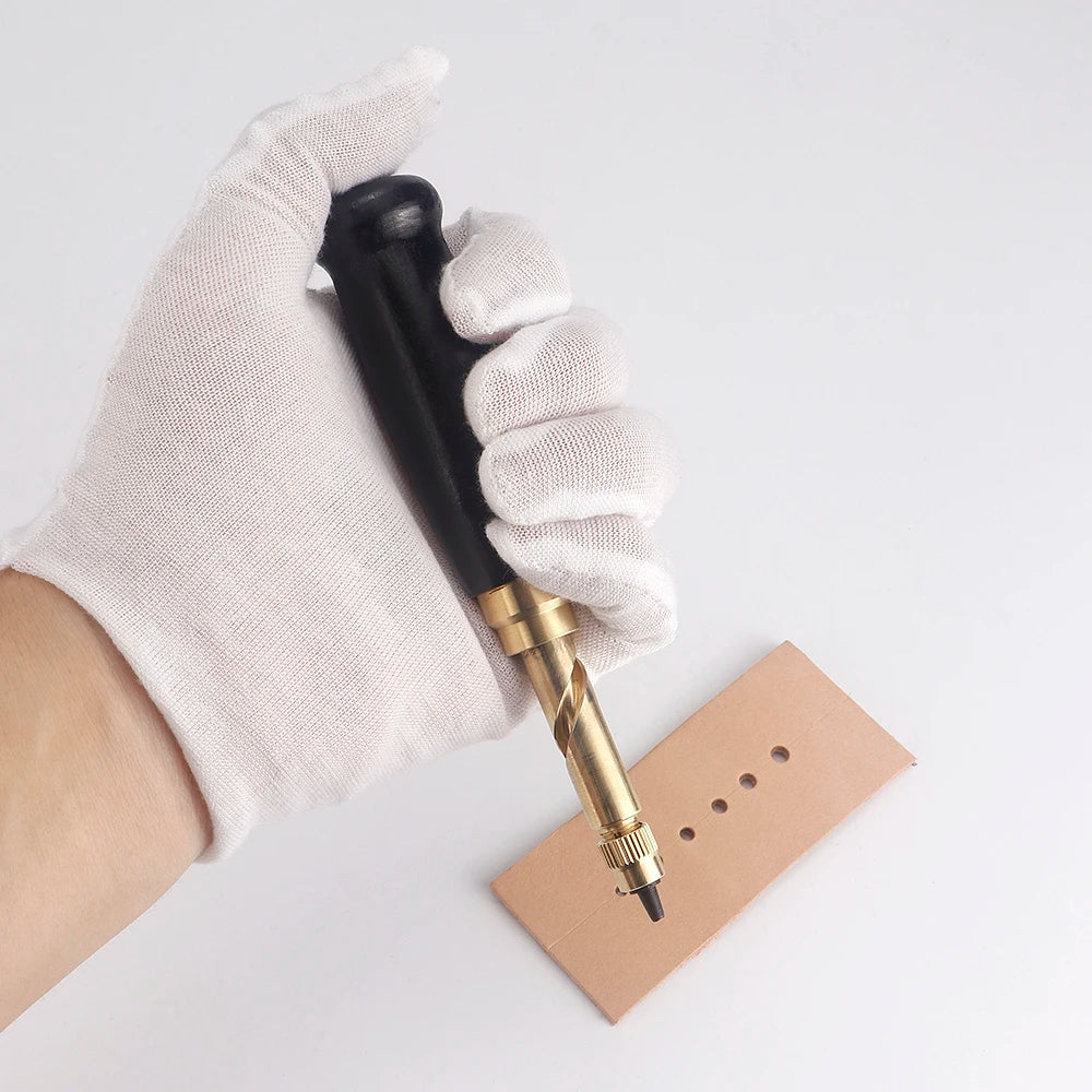 6-in-1 Leather Hole Punch Set | Interchangeable Heads DIY Tool Leather Hole Punch Babs