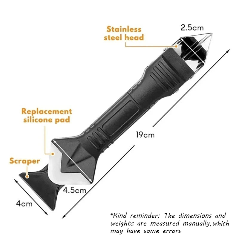 5-in-1 Caulk Remover & Sealant Scraper Tool for Tile & Grout Caulk Scraper Tool Babs