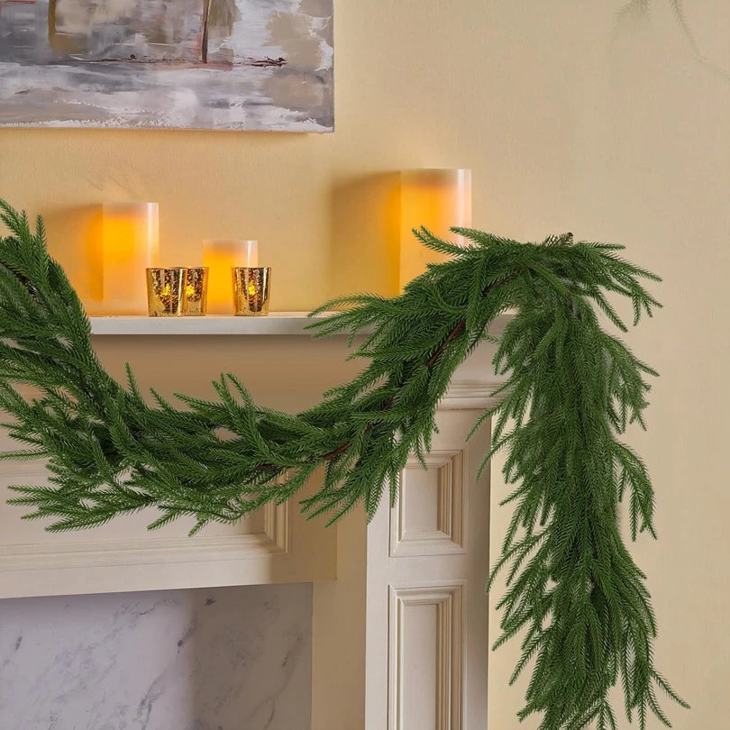 Artificial Green Rattan Vine for Christmas Wreath & Home Decor Artificial Plant Vine Babs