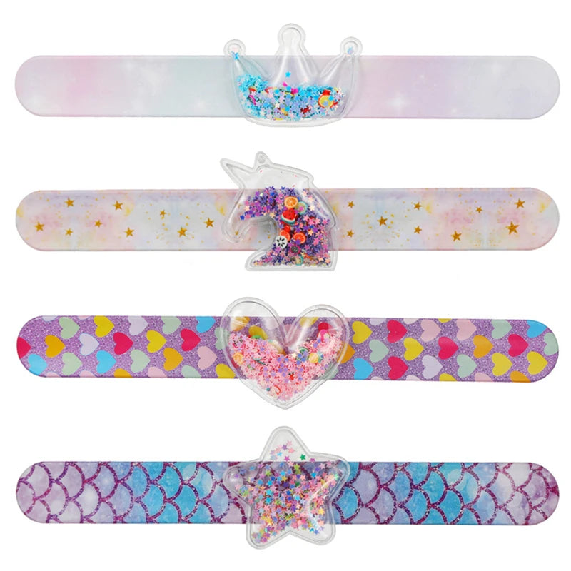 Unicorn Mermaid Sequin Slap Bracelets – Kids Party Favors Kids Party Favors Babs