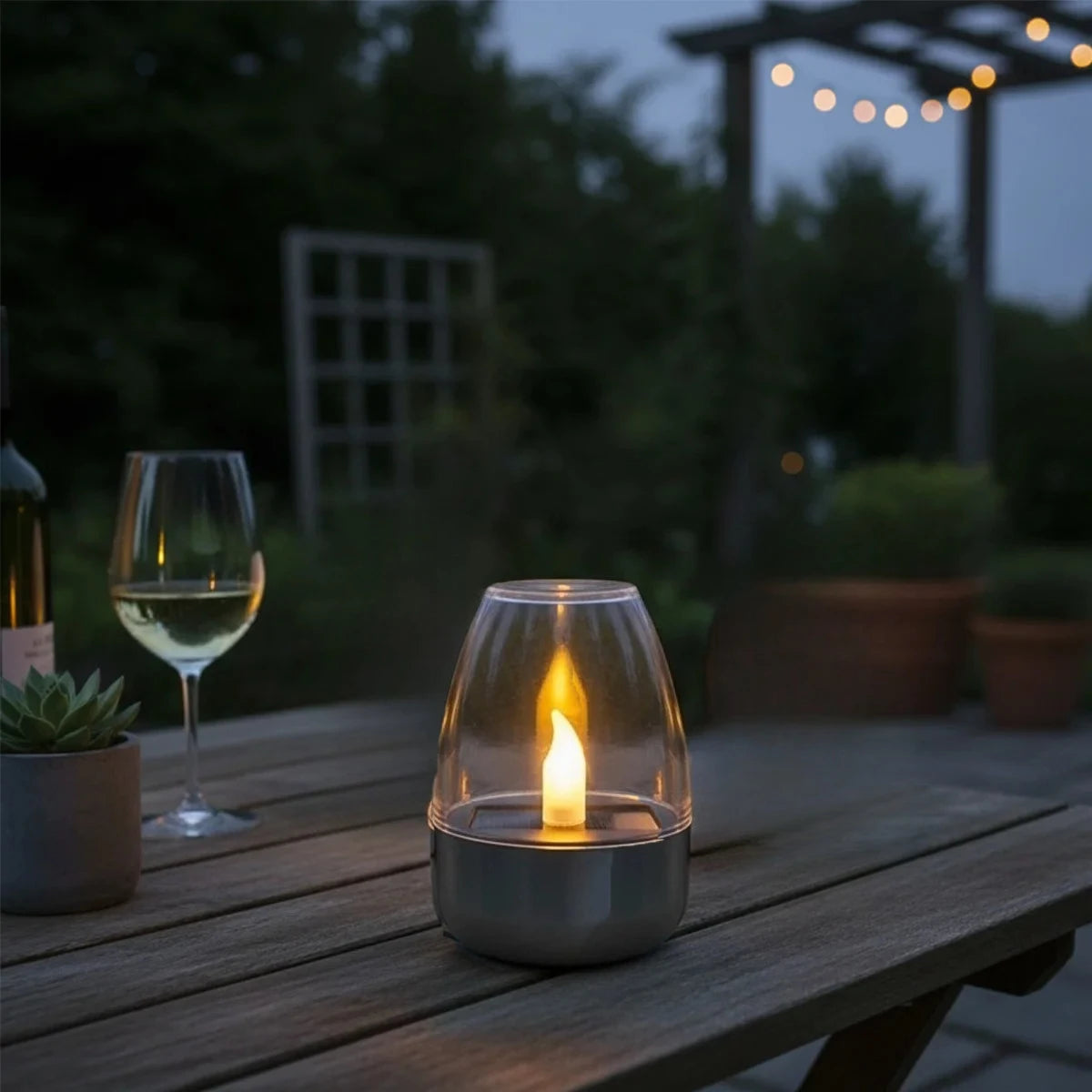 Solar Flameless LED Candle Lights – Waterproof Outdoor Garden Solar Garden Light Babs 6 pc