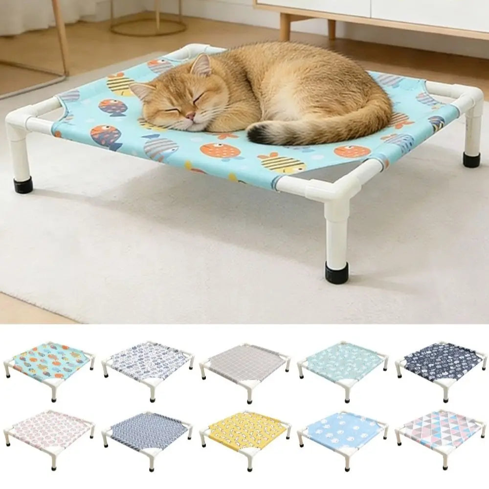 Elevated Cat Bed – Detachable Moisture-Proof All-Season Pet Cot Elevated Pet Bed Babs