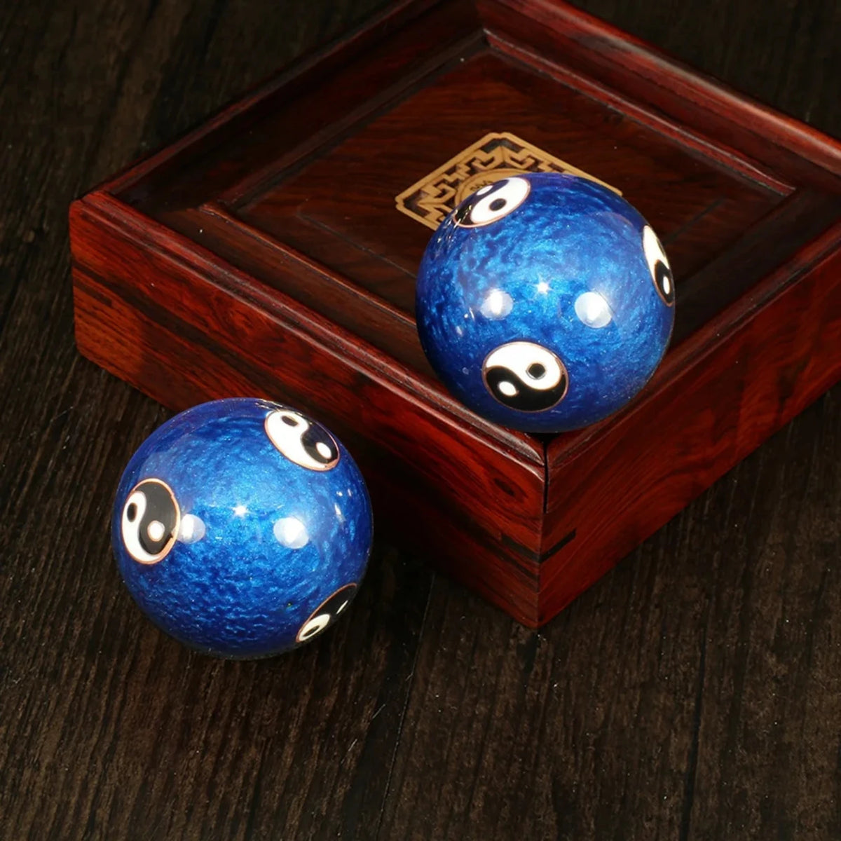 2pcs Baoding Balls – Metal Meditation Balls with Chimes Meditation Exercise Balls Babs
