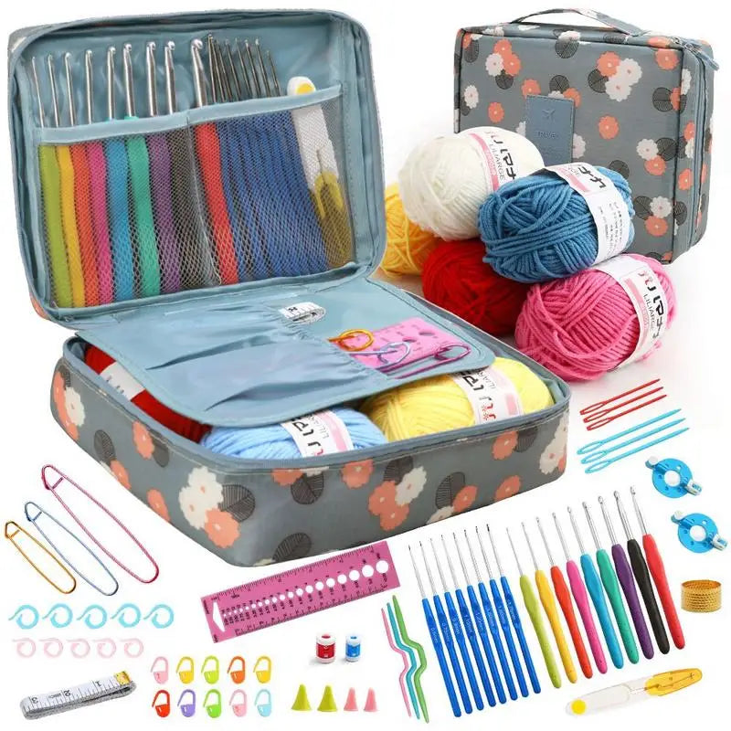 Ergonomic Crochet Hooks Set with Storage Bag | Beginner Kit Crochet Hook Set Babs 1pc