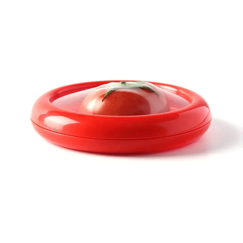 Fresh-Keeping Storage Box for Avocado, Tomato & Veggies Food Storage Container Babs red