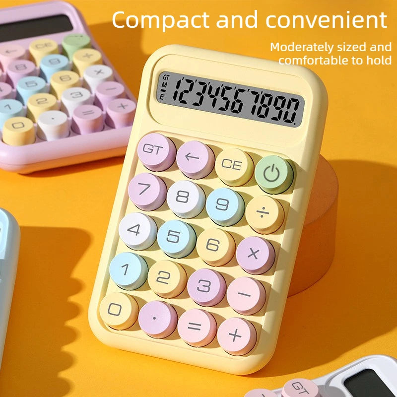 Cute Cartoon Portable Calculator – 10-Digit for Students Portable Calculator Babs