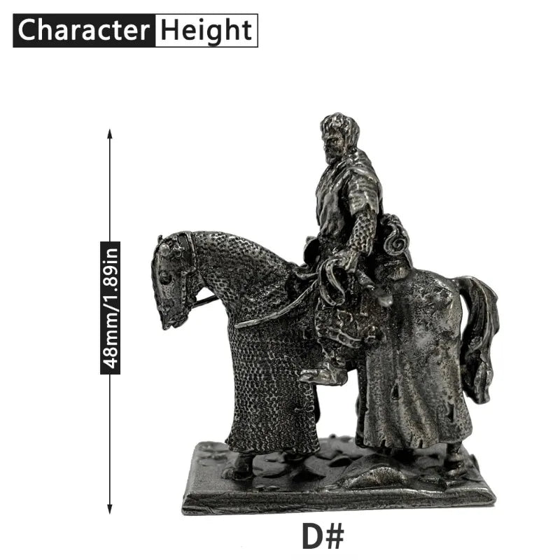 Metal Medieval Knight Centaur Figure – Board Game & Home Décor Metal Collectible Figure Babs D