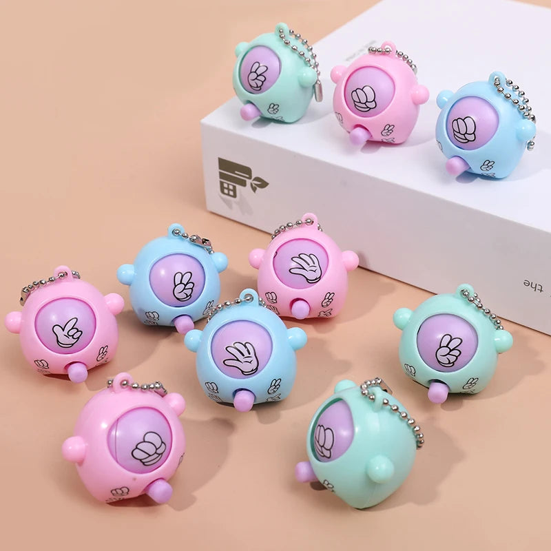 12Pcs Guessing Egg Game Keychains – Kids Party Favors & Gifts Party Favor Toys Babs 12Pcs