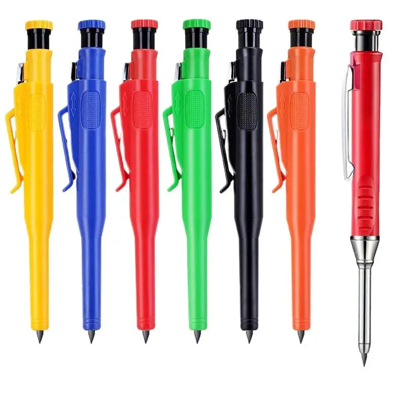 2.8mm Carpenter's Pencil Set with Cover & Sharpener 2B Carpenter Pencil Set Babs