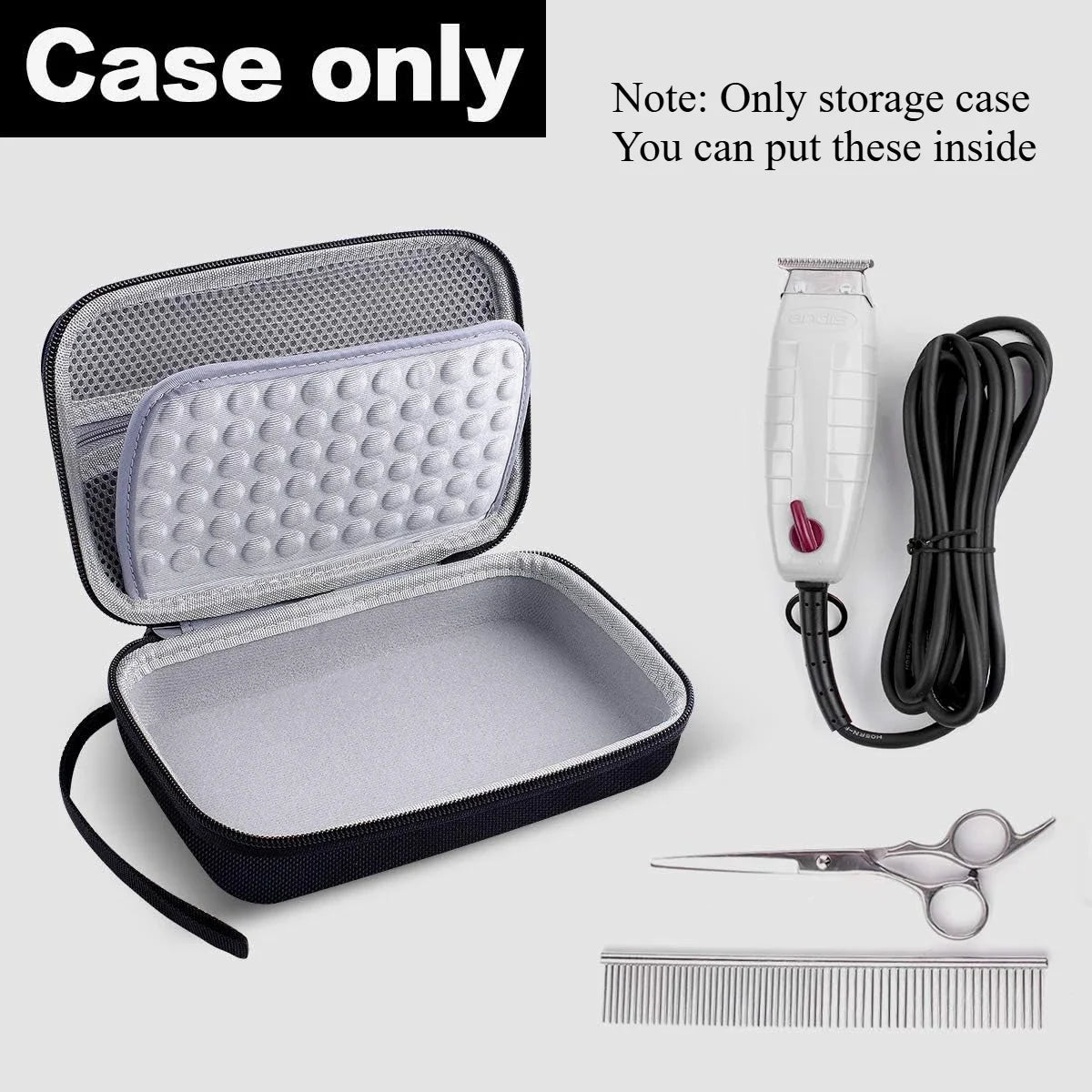 Andis T-Outliner Trimmer Case w/ Mesh Pocket | Models 04710/04603 Trimmer Carrying Case Babs