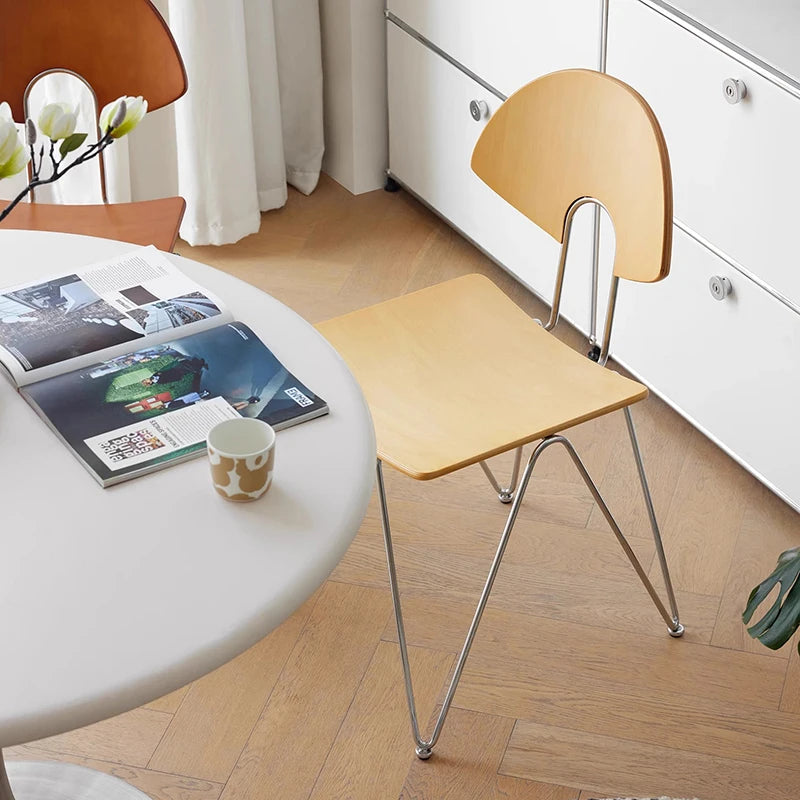 Nordic Solid Wood Dining Chair – Modern Minimalist Design Dining Chair Babs