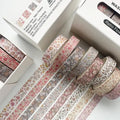 8-Piece Vintage Washi Masking Tape Set for Scrapbooking &amp; DIY Decorative Washi Tape Babs A3