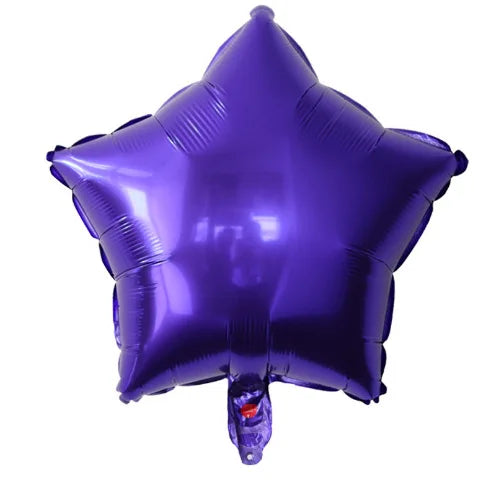 18" Star & Heart Foil Balloons for Parties & Weddings (5–50 pcs) Party Foil Balloons Babs