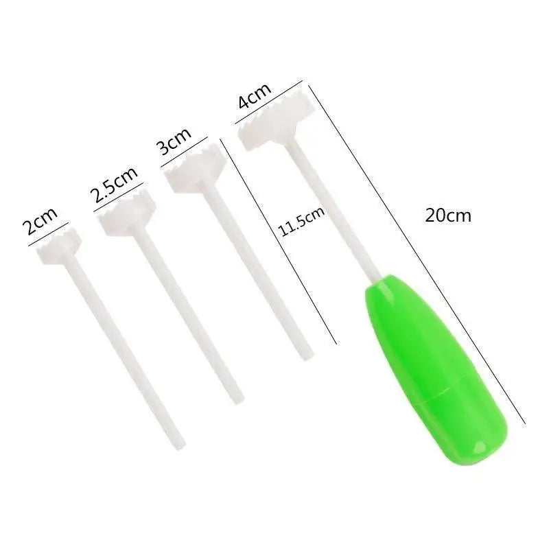 4-Piece Vegetable Spiral Cutter & Corer Set – Kitchen Spiralizer Vegetable Spiralizer Set Babs green
