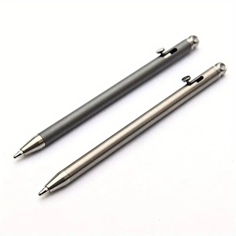 Pure Titanium Mini Keychain Ballpoint Pen – Compact Bolt Pen Keychain Ballpoint Pen Babs