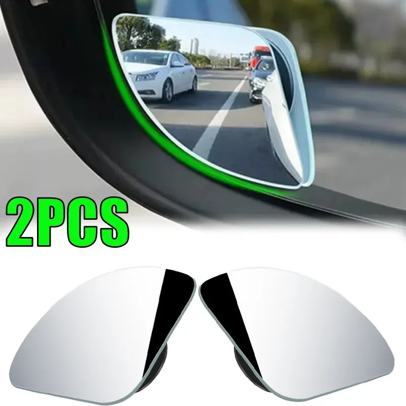2pcs 360° Wide-Angle Blind Spot Car Rearview Mirror – Universal Blind Spot Mirror Babs