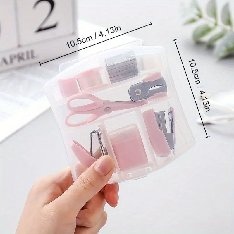 8-Piece Mini Stationery Gift Set – Stapler, Puncher & More Stationery Gift Set Babs