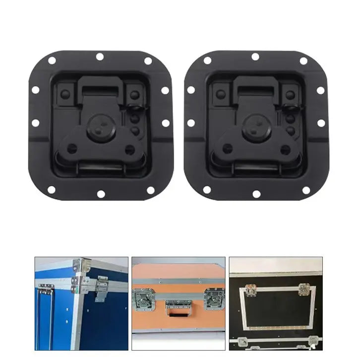 2-Pack Heavy-Duty Butterfly Hasp Latch for Cases & Tool Boxes Butterfly Hasp Latch Babs