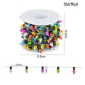 5M Colorful Bulb String Garland – Christmas & Holiday Decor Holiday String Garland Babs 5M