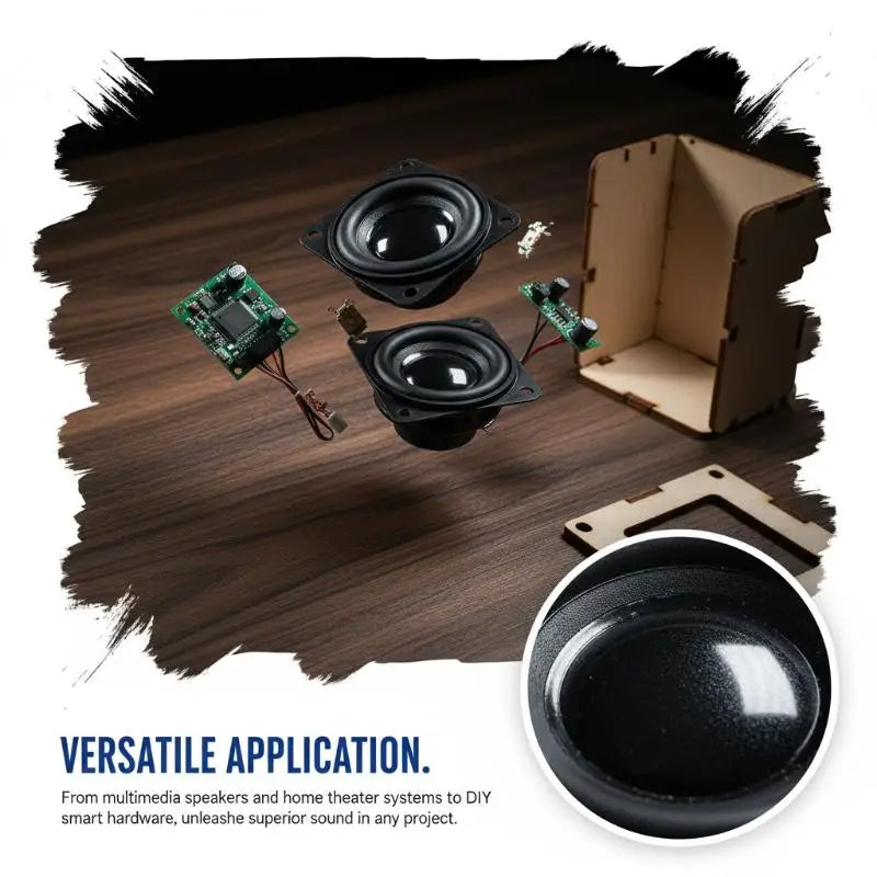 40mm Full-Range Internal Magnet Speaker 4Ω 3W | HUXUAN Portable Speaker Driver Babs