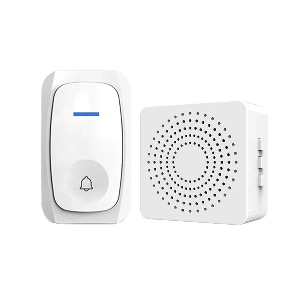 KEBETEME USB Wireless Doorbell – 38 Songs & 3-Level Volume Wireless Doorbell Babs RX and TX