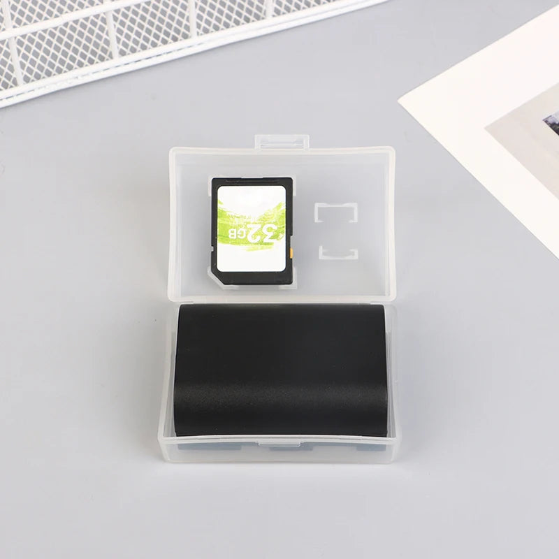 2Pcs Camera Battery & Memory Card Moisture-Proof Storage Case Camera Battery Case Babs Default Title