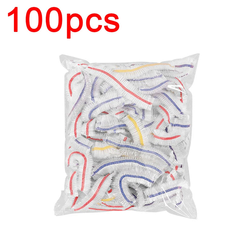 Colorful Disposable Cling Film Food Covers – 50/100/300 Pcs Disposable Food Covers Babs Multicolour 100pcs