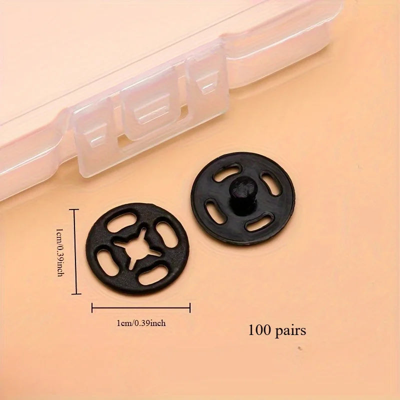 Invisible Button Buckles | DIY Sewing Chinese Frog Buttons Sewing Button Buckles Babs Black-100 pairs