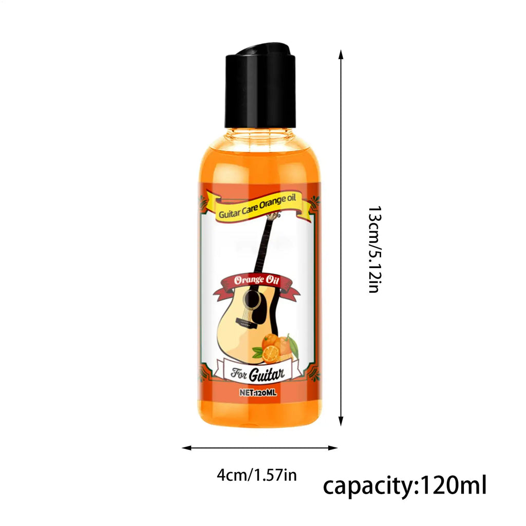 120ml Guitar Fretboard Oil Cleaning Kit with Cloth Guitar Care Kit Babs