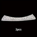 White Hollowed-Out Lace Collar – DIY Dress & Shirt Trim Lace Collar Trim Babs 2pcs M