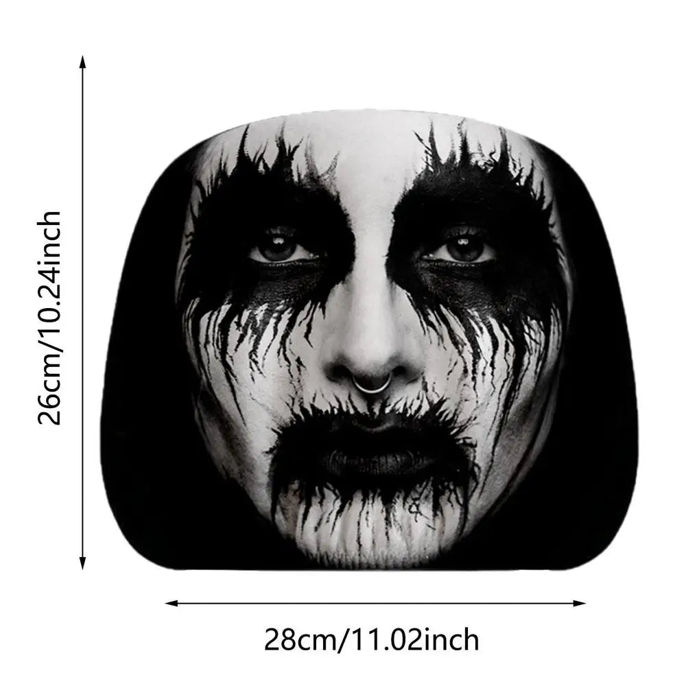 2Pcs Halloween Scary Face Car Headrest Covers – Universal Fit Car Headrest Cover Babs A 2pcs