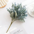 Artificial Eucalyptus Bouquet – Faux Floral Home & Wedding Decor Artificial Flower Bouquet Babs Blue 1 piece
