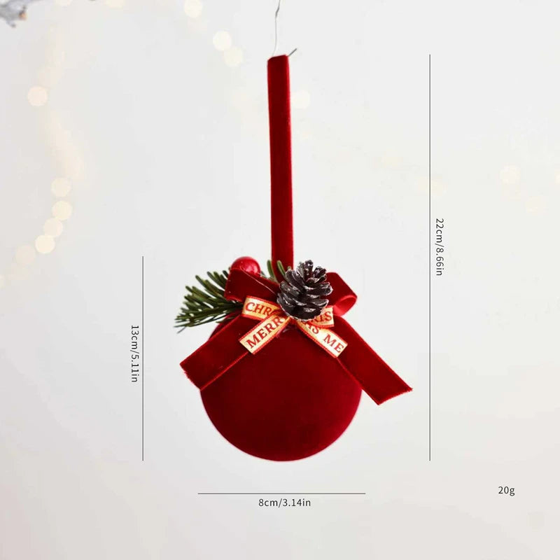 Nordic Bell Christmas Ball Ornaments – Tree Hanging Pendants Christmas Tree Ornaments Babs E
