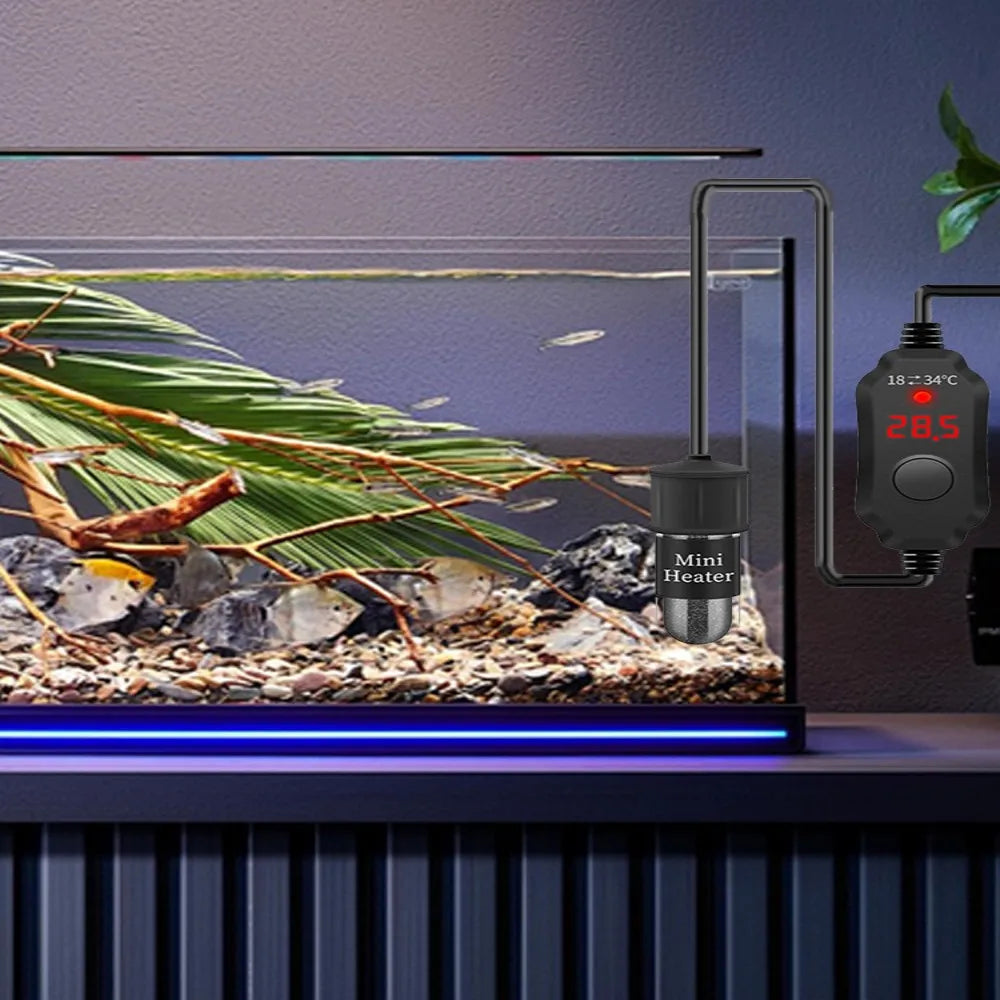 Mini Submersible Aquarium Heater | USB 10W, 18–34°C for 2L Tanks Aquarium Heater Babs