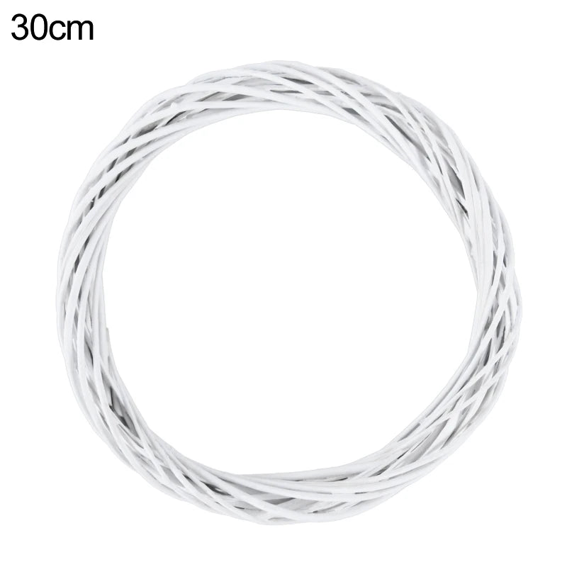 White Rattan Wreath Ring 10–30cm | DIY Easter & Wedding Decor Decorative Wreath Ring Babs 30cm