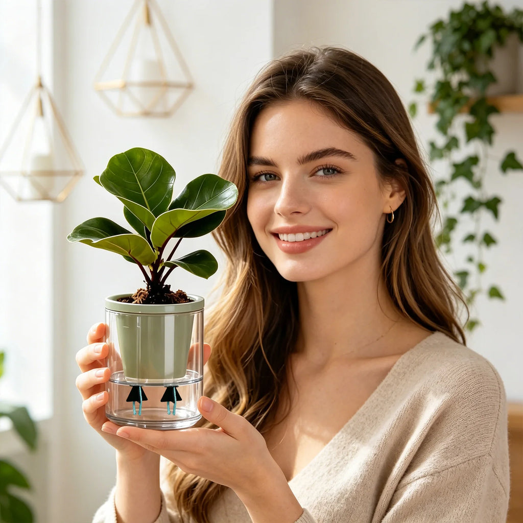 Self-Watering Plant Spikes 8Pcs – Automatic Indoor Plant Waterer Plant Watering Spikes Babs