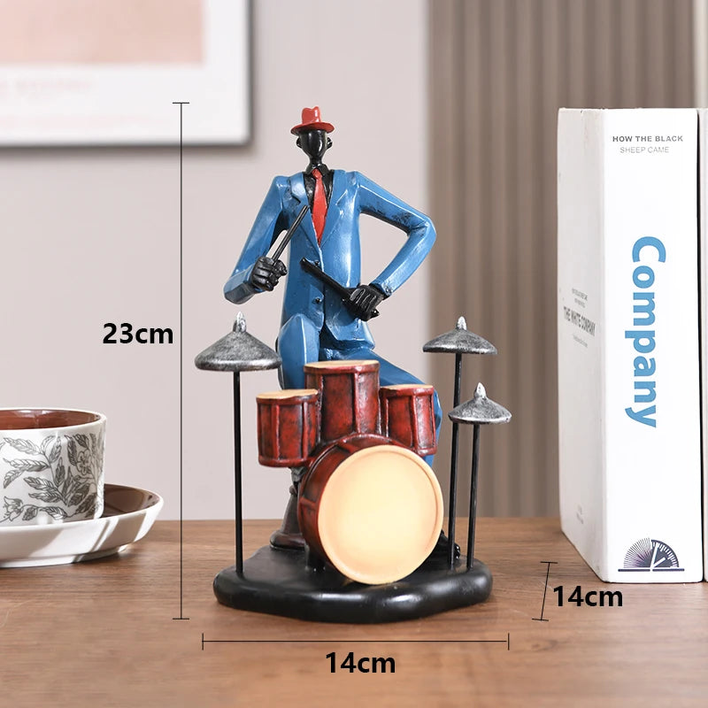 Handmade Resin Music Figurine – Elegant Home Decor Miniature Decorative Figurine Babs Style B