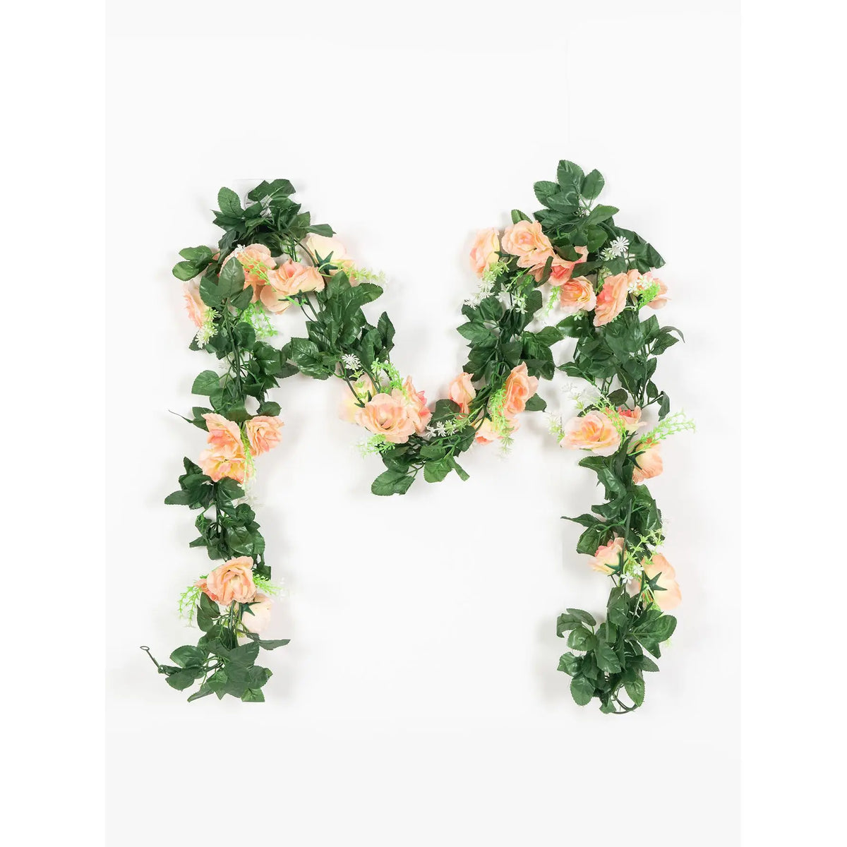 2-Pc Artificial Rose Wreath – Wedding, Garden & Home Wall Décor Artificial Flower Wreath Babs