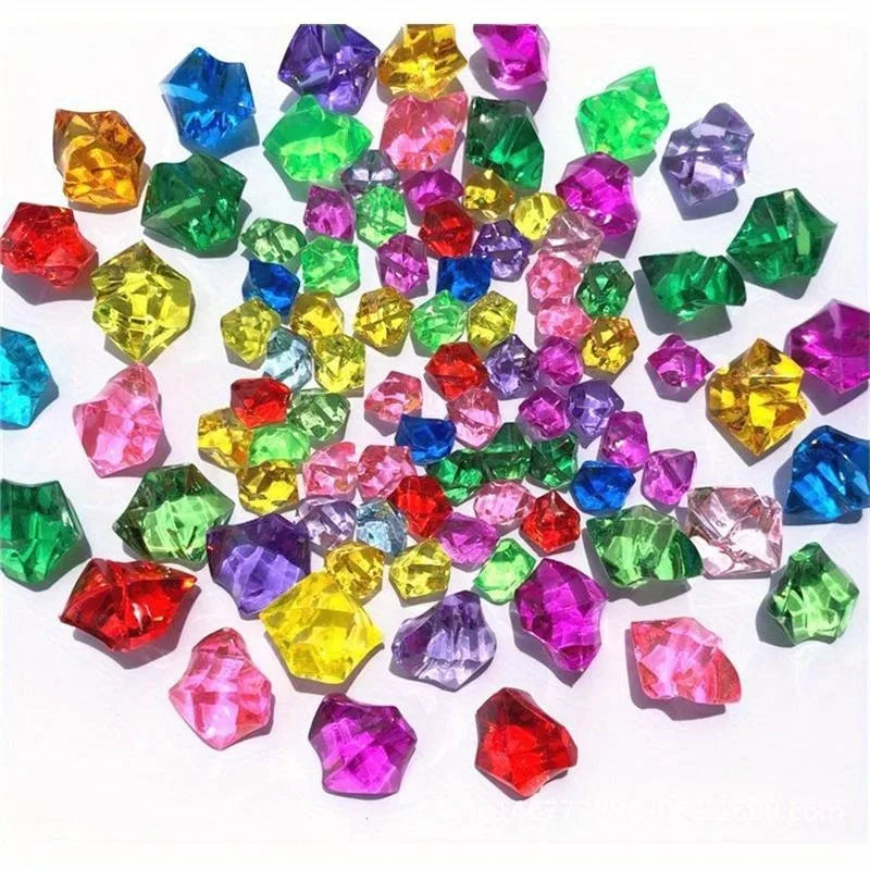 Rhinestone Acrylic Aquarium Ornament – 200pc Fish Tank Decor Aquarium Ornament Babs