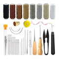 32-Pc Heavy Duty Upholstery Sewing Kit – Leather Awl & Needles Upholstery Sewing Kit Babs as shown One Size
