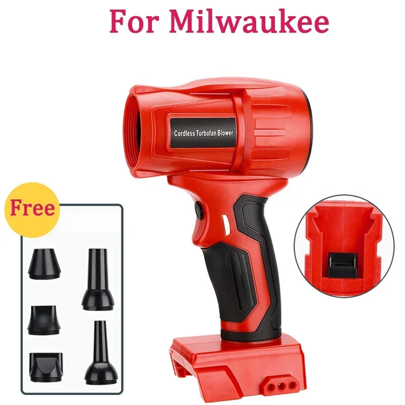 MWQ-TF06 Brushless Blowgun 96,000RPM – Milwaukee 18V Compatible Cordless Air Blower Babs For Milwaukee