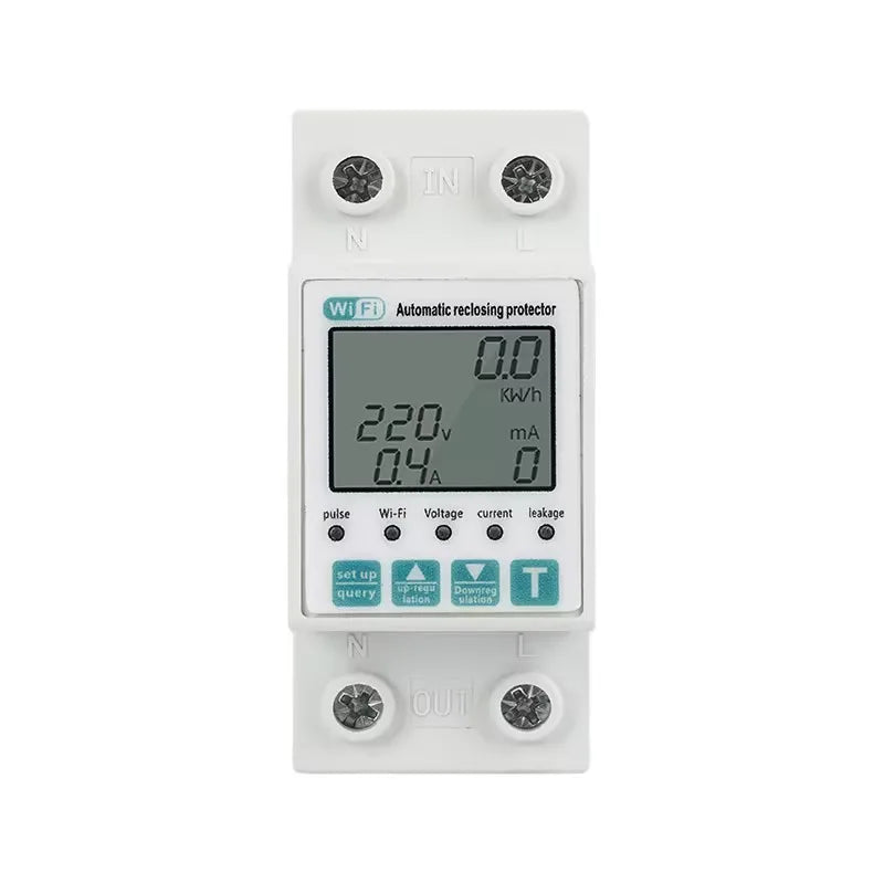 SmartLife Tuya WiFi Circuit Breaker 63A – Energy Meter & Timer Smart Circuit Breaker Babs