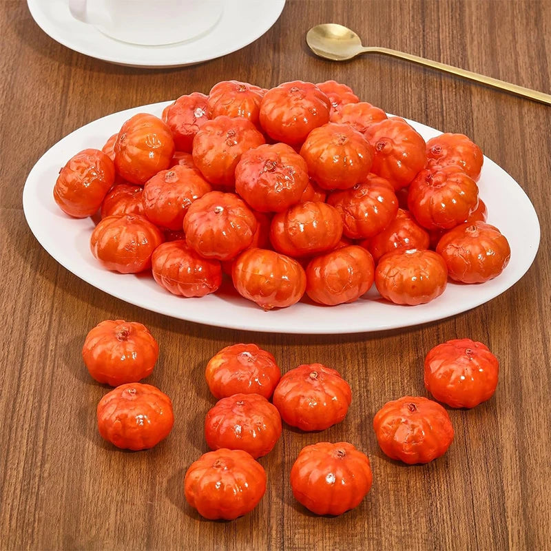 Mini Artificial Pumpkins 10/20 Pcs – Fall & Harvest Home Decor Artificial Pumpkin Decor Babs