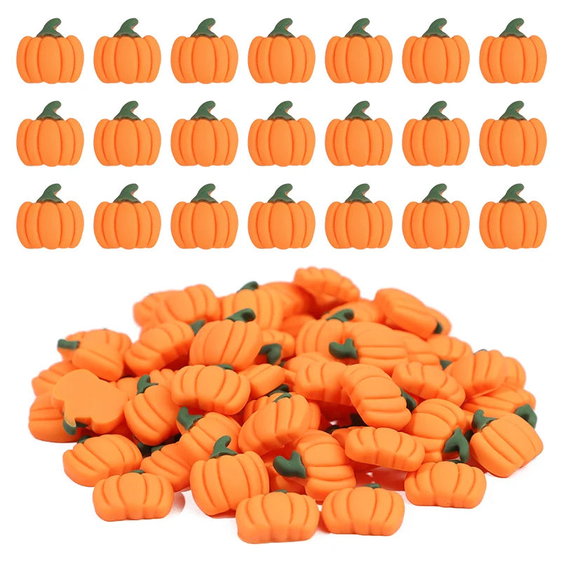 Mini Resin Pumpkins 20/50Pcs – Fall Halloween Craft Decor Seasonal Resin Decor Babs
