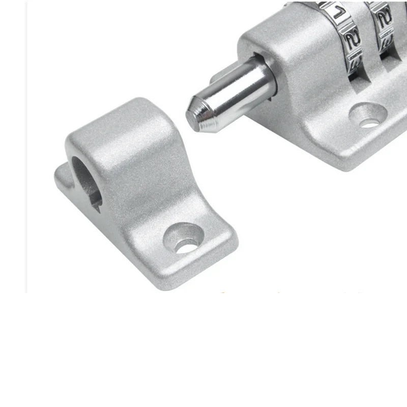 Combination Digit Padlock – Zinc Alloy Door Bolt Latch, Black/Silver Combination Padlock Babs
