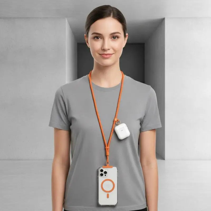 Adjustable Neck Phone Lanyard – Anti-Drop 360° Rotation Crossbody Phone Neck Lanyard Babs