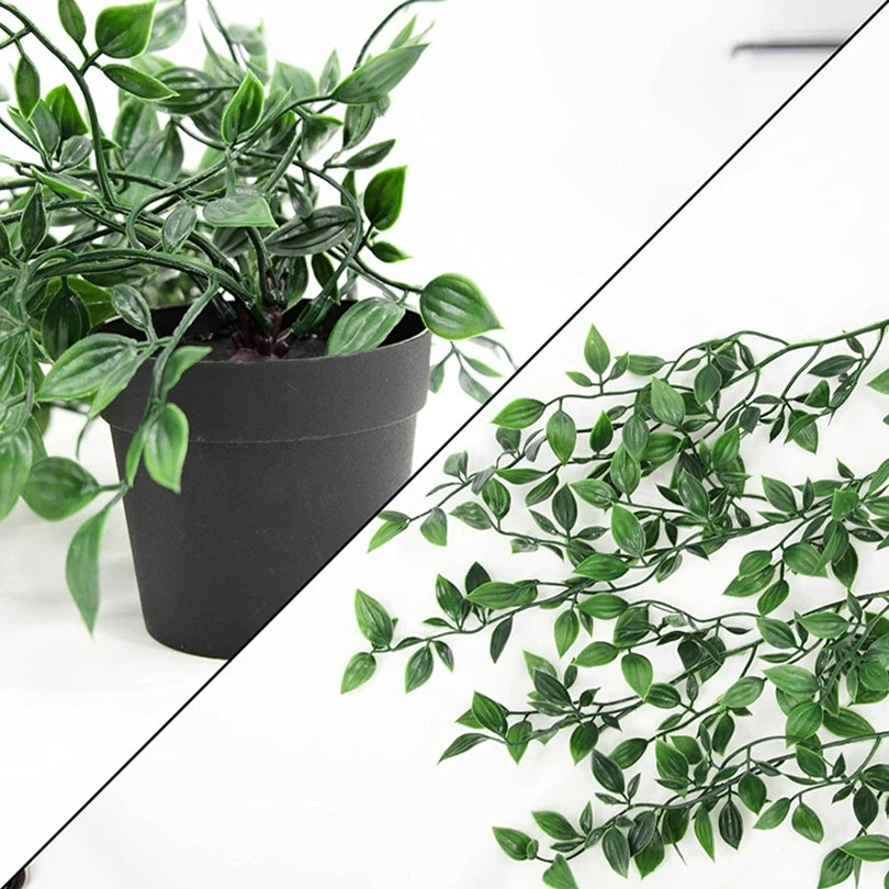 Artificial Ivy Plant with Pot – Faux Bonsai Home Décor Artificial Plant Décor Babs
